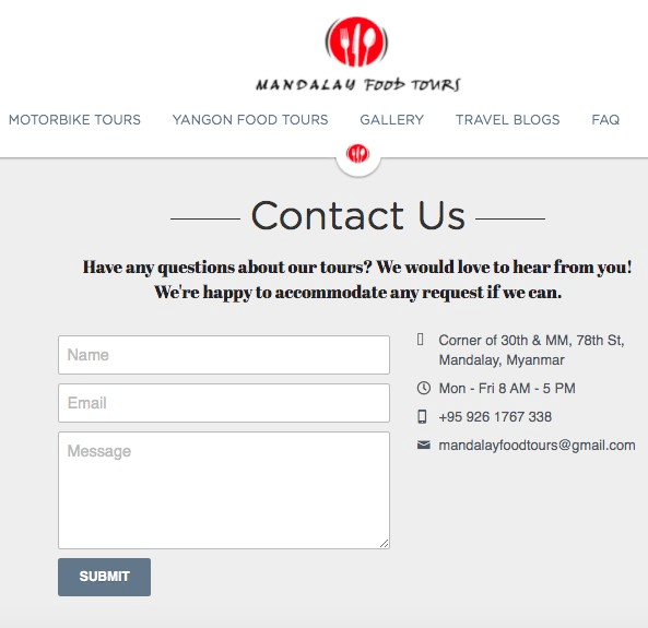 聯繫表單 聯繫表單